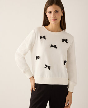 Sweat-shirt avec arcs offwhite