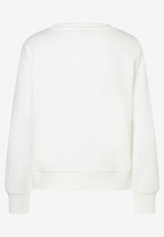 MORE & MORE Sweat-shirt avec arcs offwhite