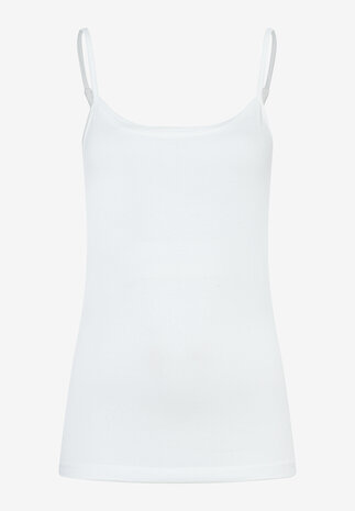 MORE & MORE Haut de spaghetti offwhite