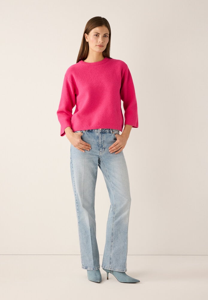 Pull avec structure rose Pull avec structure rose