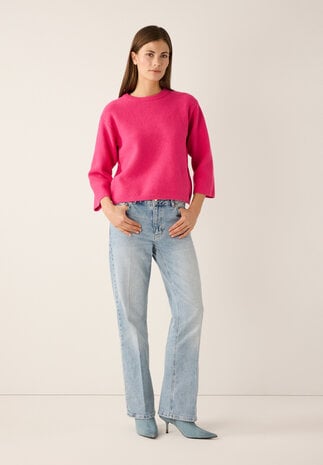 Pull avec structure rose Pull avec structure rose