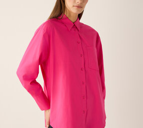 MORE & MORE Blouse chemise large rose