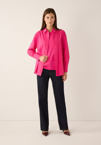 MORE & MORE Blouse chemise large rose