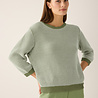 MORE & MORE STRUCTURE pull blanc cassé/vert