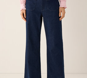 MORE & MORE Jeans  sombre large denim