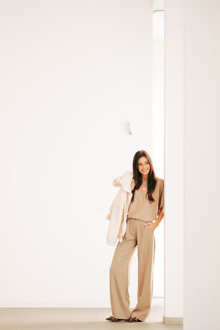 FREYJA pantalon taupe