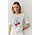 T-shirt imprimé cerise blanc cassé