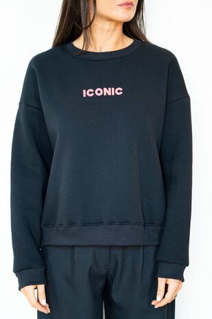 ICONIC pull bleu marine