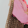 ELODIE sac clouté taupe
