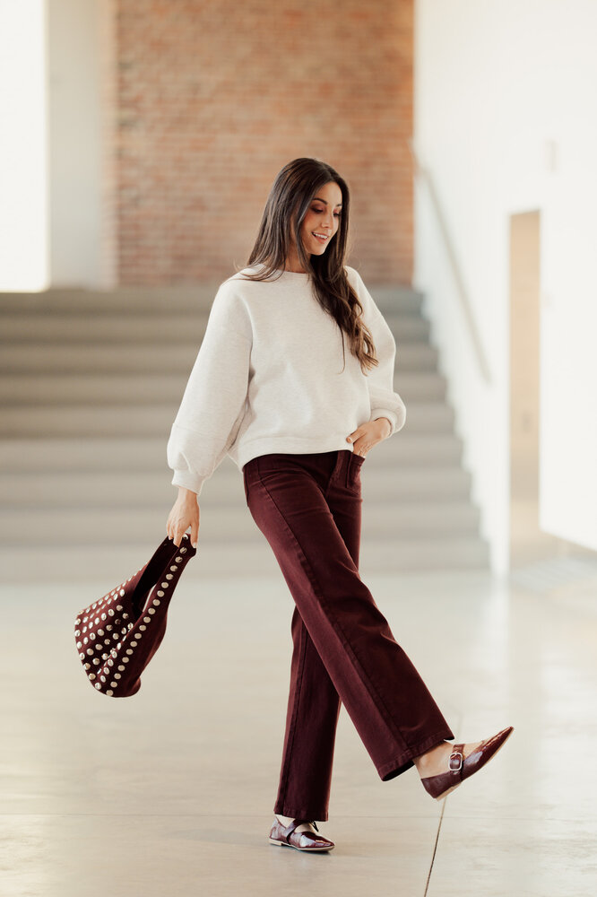 GASPARD jean bordeaux