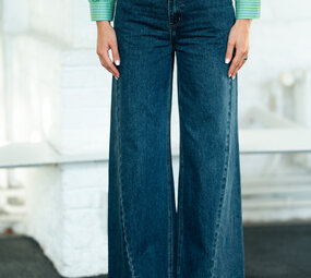 BARNES jean bleu foncé