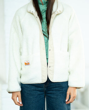 ELYRA veste molletonnée beige