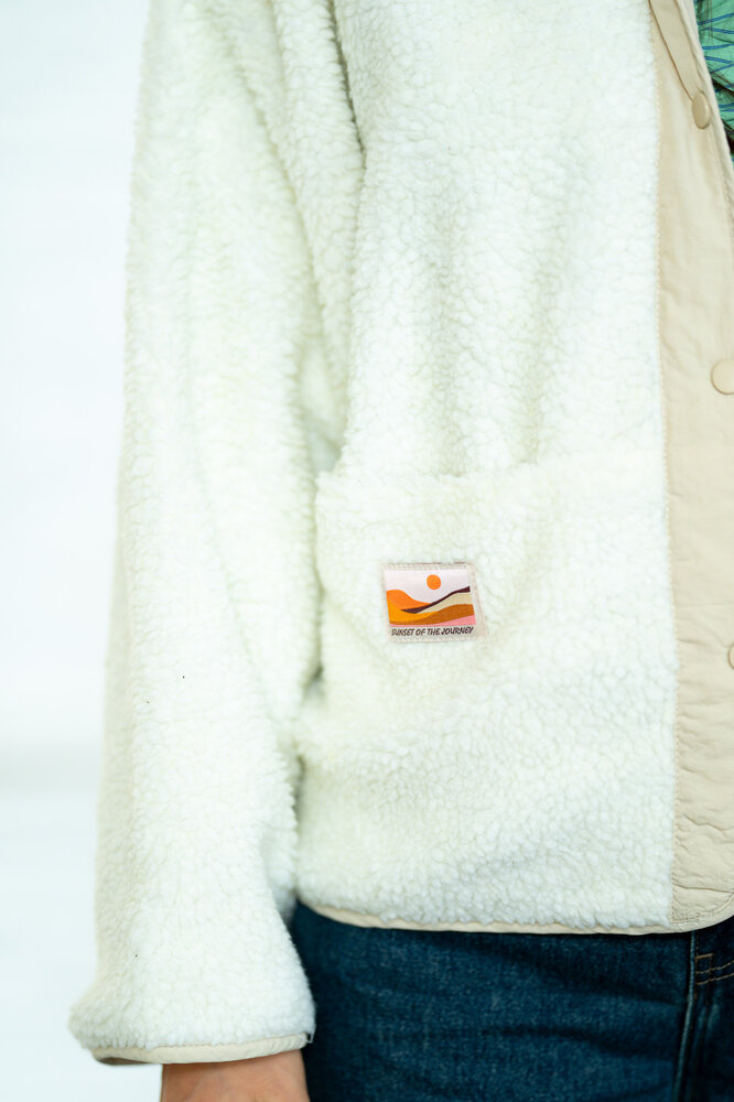 ELYRA veste molletonnée beige ELYRA veste molletonnée beige