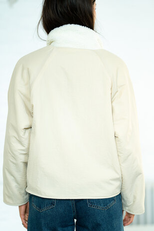 ELYRA veste molletonnée beige ELYRA veste molletonnée beige