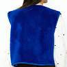 YELENE veste sans manches bleu roi