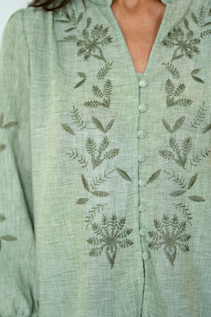 CALYXE chemise vert d'eau CALYXE chemise vert d'eau