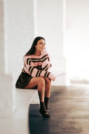 ZYRA pull rose ZYRA pull rose