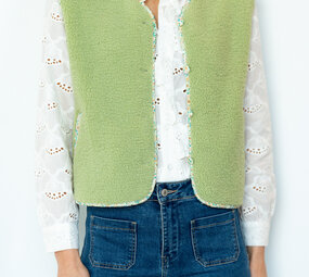 LUMEA gilet sans manches vert