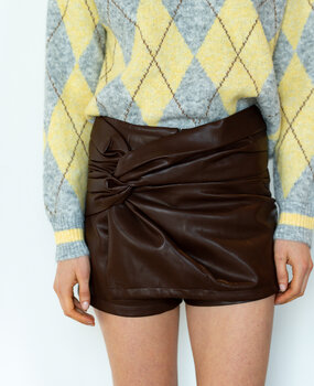 ILYSSA short-jupe marron