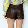 ILYSSA short-jupe marron