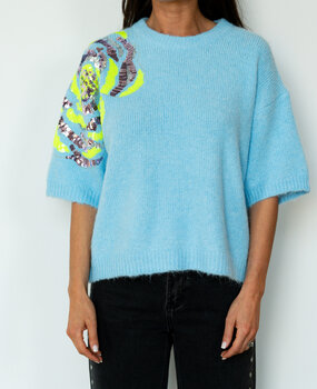 SIRYNE pull bleu clair