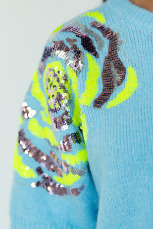 SIRYNE pull bleu clair