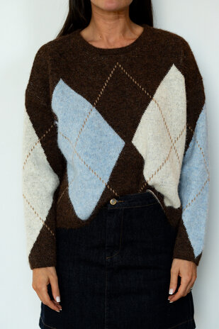 OLYSSA pull chocolat OLYSSA pull chocolat