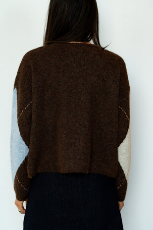 OLYSSA pull chocolat OLYSSA pull chocolat