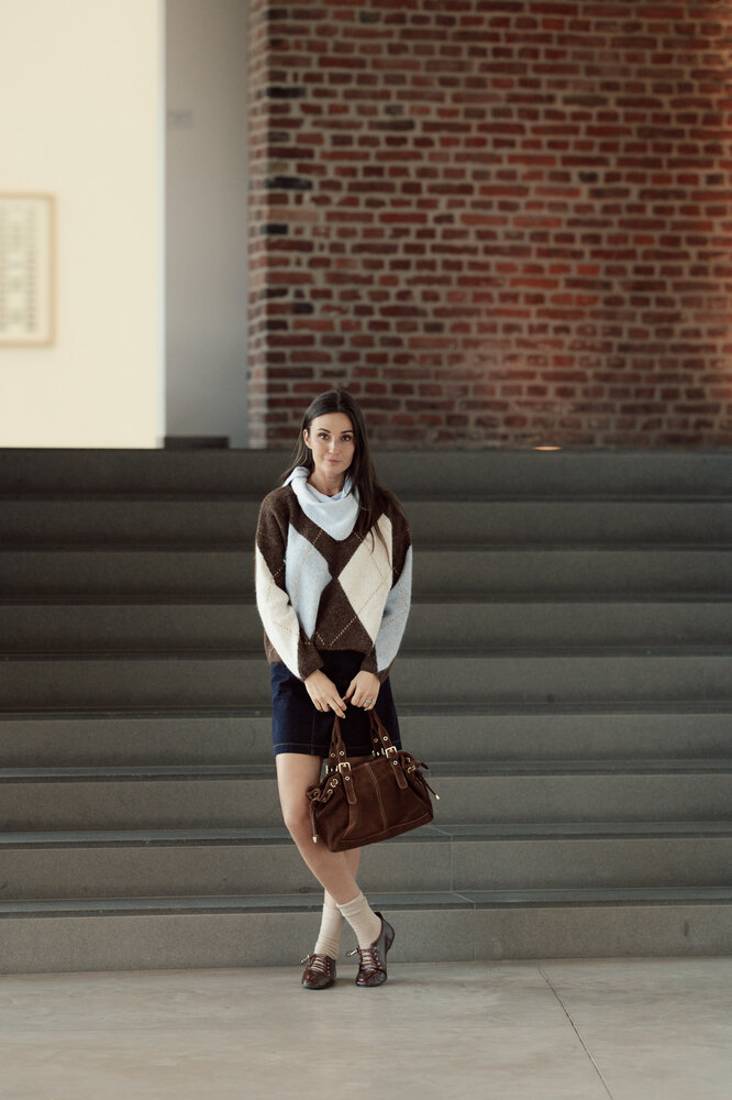 OLYSSA pull chocolat OLYSSA pull chocolat