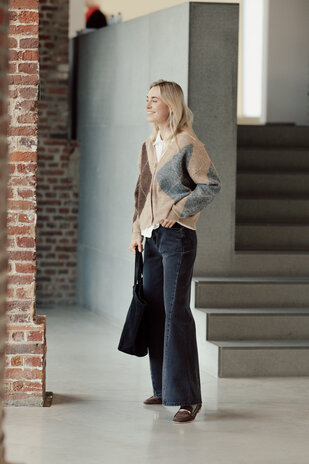 NOAREA gilet taupe NOAREA gilet taupe