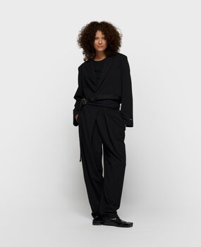 10DAYS Pantalon plissé black