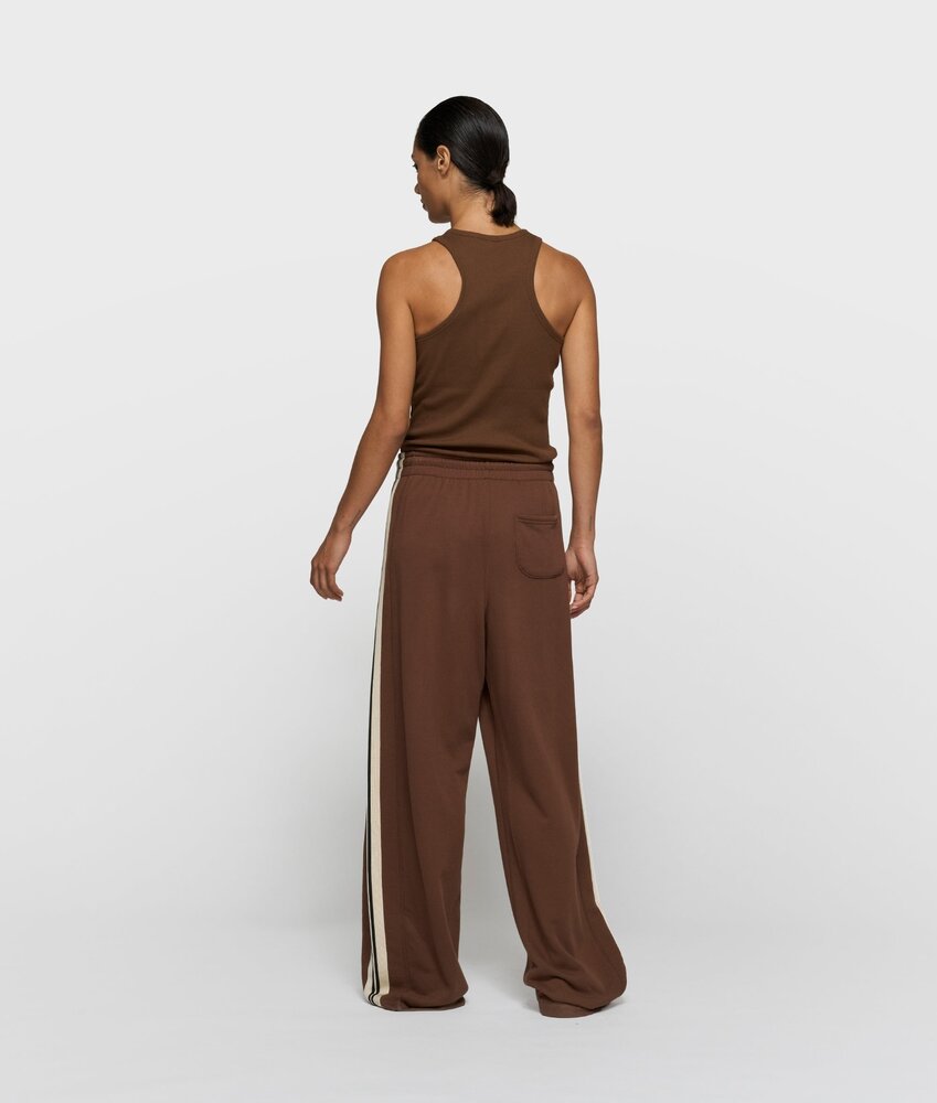 Débardeur côtelé dark truffle