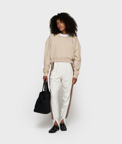 Pull court froncé light earth Pull court froncé light earth