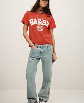 BA&SH IONI t-shirt rouge