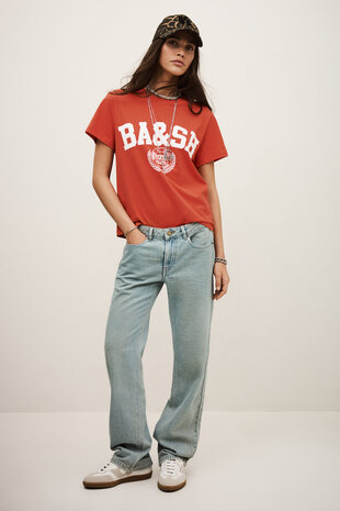BA&SH IONI t-shirt rouge