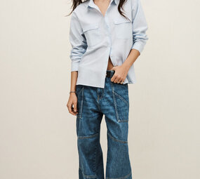 BA&SH PORZIA chemise bleu