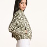 LA FEE MARABOUTEE BOMBER blouson bomber en jacquard kaki
