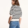 Pull marinière col rond ecru/noir Pull marinière col rond ecru/noir