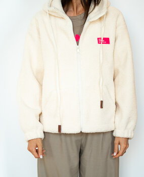 OPHELYNE veste molletonnée écru