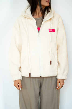 OPHELYNE veste molletonnée écru OPHELYNE veste molletonnée écru