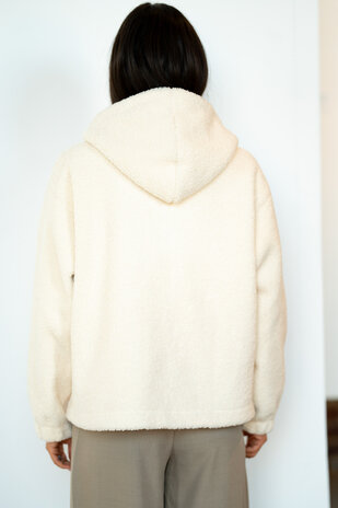 OPHELYNE veste molletonnée écru OPHELYNE veste molletonnée écru