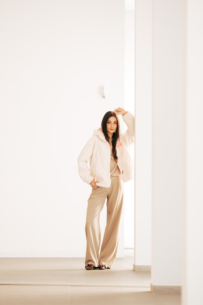 OPHELYNE veste molletonnée écru OPHELYNE veste molletonnée écru