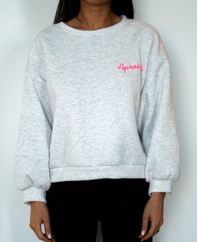 AURELYA pull gris/rose