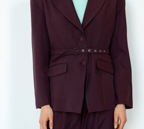 NORYSSE blazer bordeaux