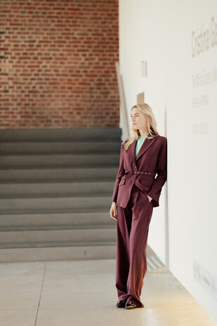 NORYSSE blazer bordeaux NORYSSE blazer bordeaux