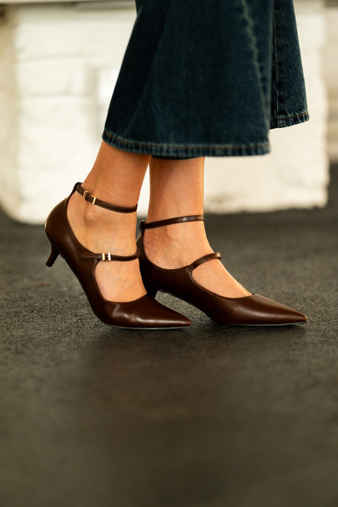 MARLOWE escarpins choco