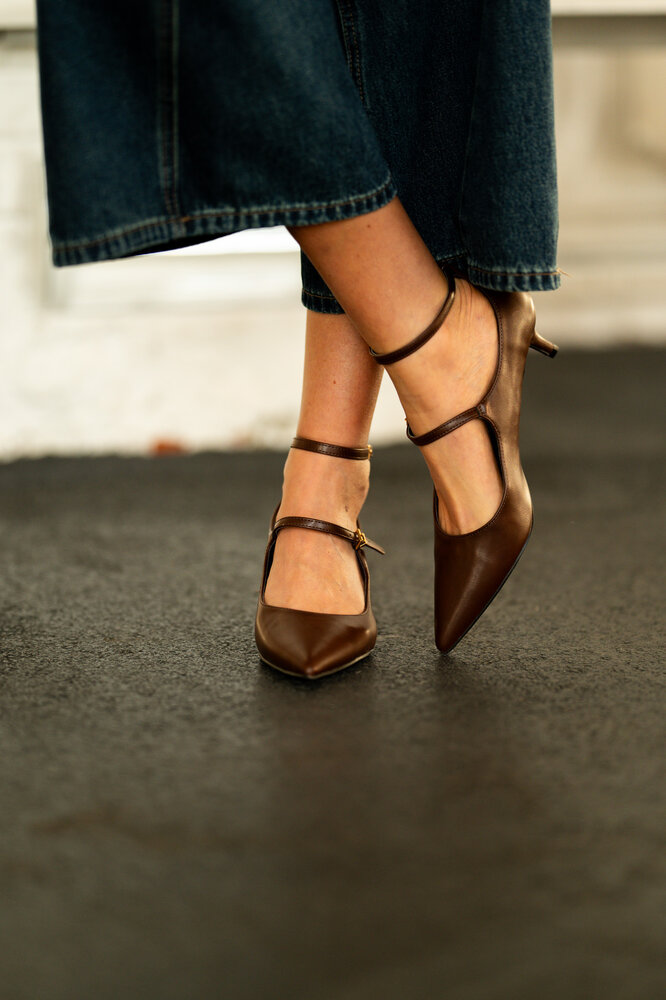 MARLOWE escarpins choco