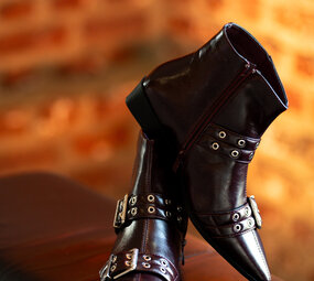 CHIARA bottines bordeaux