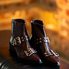 CHIARA bottines bordeaux