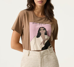 GARCIA JEANS T-shirt marron